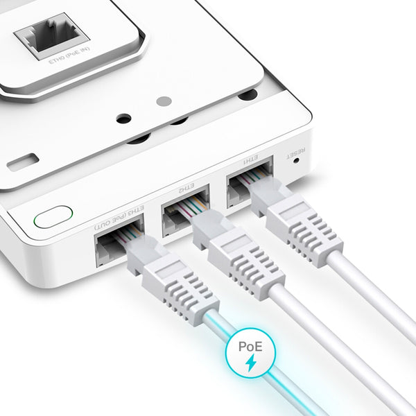TP-Link Omada EAP615-WALL WLAN adgangspunkt 1774 Mbit/s Hvid Strøm over Ethernet (PoE)
