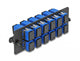 DeLOCK 66925 fiber adapter SC/SC 1 stk Sort, Blå