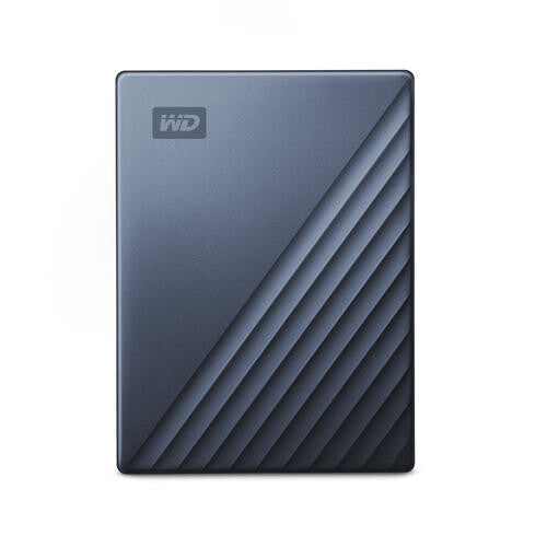 Western Digital WDBFTM0040BBL-WESN ekstern harddisk 4 TB USB Type-C 3.2 Gen 1 (3.1 Gen 1) Sort, Blå