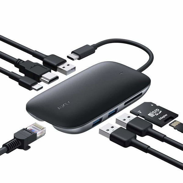 AUKEY CB-C71 dockingstation Sort