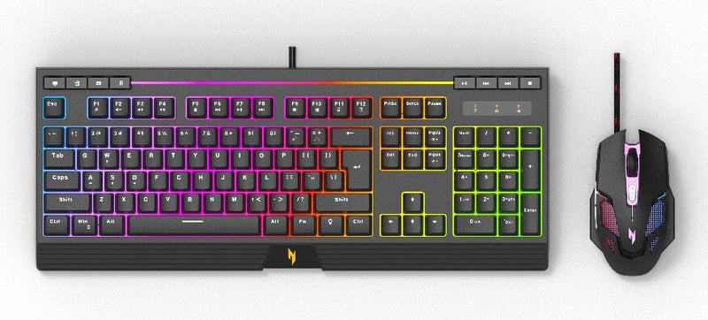 Acer NAK200 + NMW200 tastatur Mus inkluderet Spil USB US International Sort