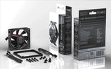 Blacknoise P-1 Computerkølesystem Computerkabinet Ventilator 8 cm Sort 1 stk