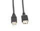 Prokord USB-0004 USB-kabel USB 2.0 0,2 m USB A Sort