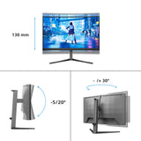 Philips Evnia 5000 27M2C5200W/00 computerskærm 68,6 cm (27") 1920 x 1080 pixel Fuld HD LCD Grå