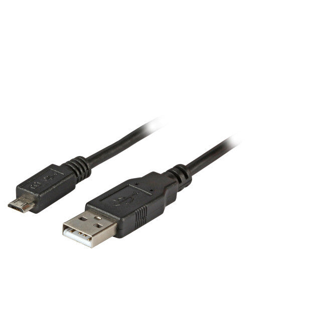 EFB Elektronik K5232SW.0,5 USB-kabel USB 2.0 0,5 m USB A Micro-USB B 0,48 Gbit/sek. Sort