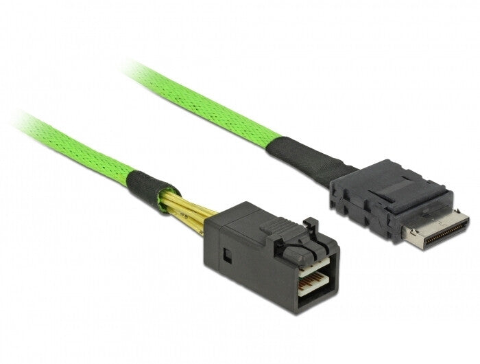 DeLOCK 85694 Serial Attached SCSI (SAS)-kabel 0,5 m Grøn