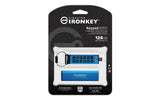Kingston Technology IronKey 128GB USB-C Keypad 200C, FIPS 140-3 niveau 3 AES-256