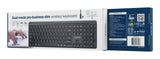 Gembird KB-WPS-03 tastatur Kontor RF trådløs + Bluetooth QWERTY US International Sort