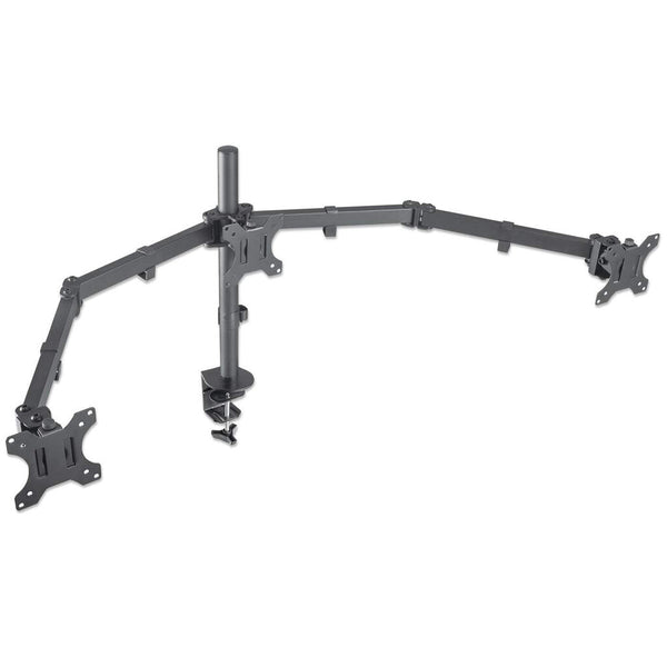 Manhattan 461658 skærmbeslag og -stativer 68,6 cm (27") Skrivebord Sort