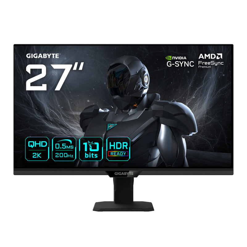 GIGABYTE G27Q20T computerskærm 68,6 cm (27") 2560 x 1440 pixel Quad HD LED Sort