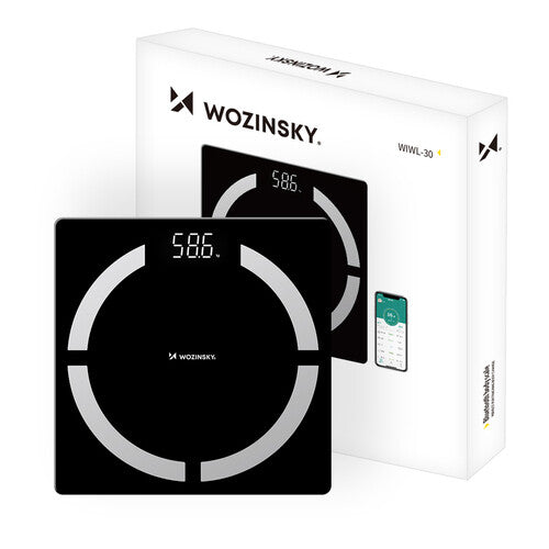 Wozinsky WIWL-30 Rektandel Sort Elektronisk personlig vægt