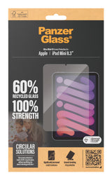 PanzerGlass ® Skærmbeskyttelse iPad Mini 8.3'' (2021, 2024) | Ultra-Wide Fit