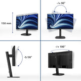 Philips 3000 series 24B2U3301/00 computerskærm 60,5 cm (23.8") 1920 x 1080 pixel Fuld HD LCD Sort