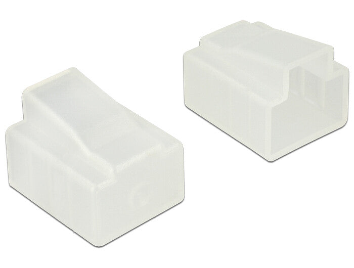 DeLOCK 64016 dækning af sokkel RJ-45 Transparent 10 stk
