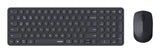 Rapoo 9310M tastatur Mus inkluderet Kontor RF trådløs + Bluetooth Sort