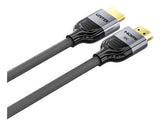 UNITEK 8K Braided Nylon 2M HDMI-kabel HDMI Type A (Standard) Grå