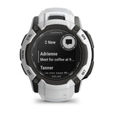 Garmin Instinct 2X Solar 2,79 cm (1.1") MIP 50 mm Digital 176 x 176 pixel Berøringsskærm Hvid GPS (satellit)