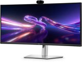 DELL Pro P P3426WEV computerskærm 86,6 cm (34.1") 3440 x 1440 pixel Wide Quad HD LCD Sort, Sølv