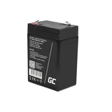 Green Cell AGM15 UPS batteri Blybatterier (VRLA) 6 V 4 At