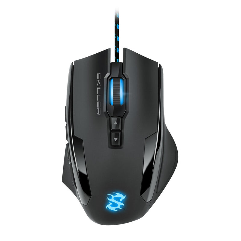 Sharkoon Skiller SGM1 mus Spil Højre hånd USB Type-A Optisk 10800 dpi
