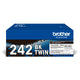 Brother TN-242BKTWIN tonerpatron 2 stk Original Sort