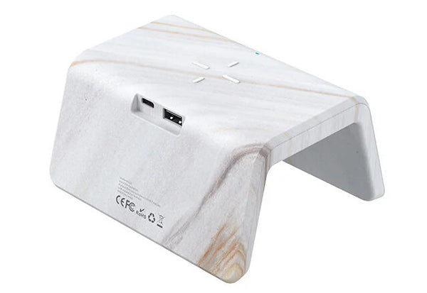 Havit Charger W320 MARBLE 20253113000 Mobiltelefon, Smartphone Marmor farve USB Trådløs opladning Hurtig opladning Automatisk