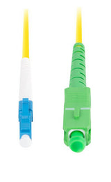Lanberg FO-LUSA-SS11-0010-YE InfiniBand og fiberoptisk kabel 1 m LC SC LC/SC Blå, Grøn, Hvid, Gul