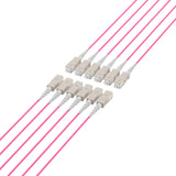 EFB Elektronik O8341S200OM4 InfiniBand og fiberoptisk kabel 200 m 12x SC U-DQ(ZN) BH Beige, Sort, Magenta