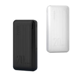 DUDAO powerbank 20000 mAh Power Delivery 20 W Quick Charge 3.0 2x USB / USB Type C white (K12PQ + white) Polymer Hvid