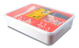 DeLOCK 20768 kabelorganisator Skrivebord Kabelboks Orange, Transparent 1 stk
