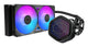Cooler Master MasterLiquid Atmos II 240 Pixel LED Black Processor Væskekølingssæt 12 cm Sort 1 stk