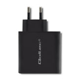 Qoltec 51716 strømadapter og vekselret Indendørs 63 W Sort