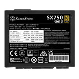 Silverstone SX750 Gold enhed til strømforsyning 750 W 20+4 pin ATX SFX Sort