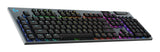 Logitech G G915 X LIGHTSPEED tastatur Spil USB + RF Wireless + Bluetooth QWERTY Nordisk Sort
