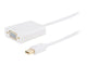 Prokord MDP12V-1m Mini DisplayPort VGA (D-Sub) Hvid