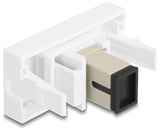 DeLOCK 90900 stikkontakt SC Beige, Hvid