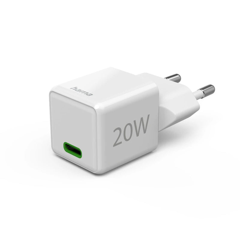 Hama 00201980 oplader til mobil enhed Smartphone Hvid Vekselstrøm Hurtig opladning Indendørs