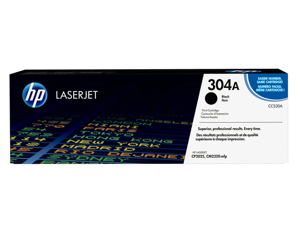 HP Original 304A LaserJet-tonerpatron, sort