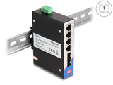 DeLOCK 88015 netværksswitch Ikke administreret Gigabit Ethernet (10/100/1000) Sort