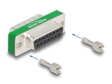 DeLOCK 66478 kabel kønsskifter D-Sub 15 pin Sølv
