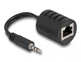 DeLOCK 87858 lydkabel RJ-45 3.5mm Sort