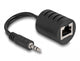 DeLOCK 87858 lydkabel RJ-45 3.5mm Sort
