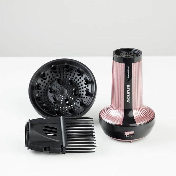 Taurus Curly 800 Ionic hårtørrer 800 W Lyserød
