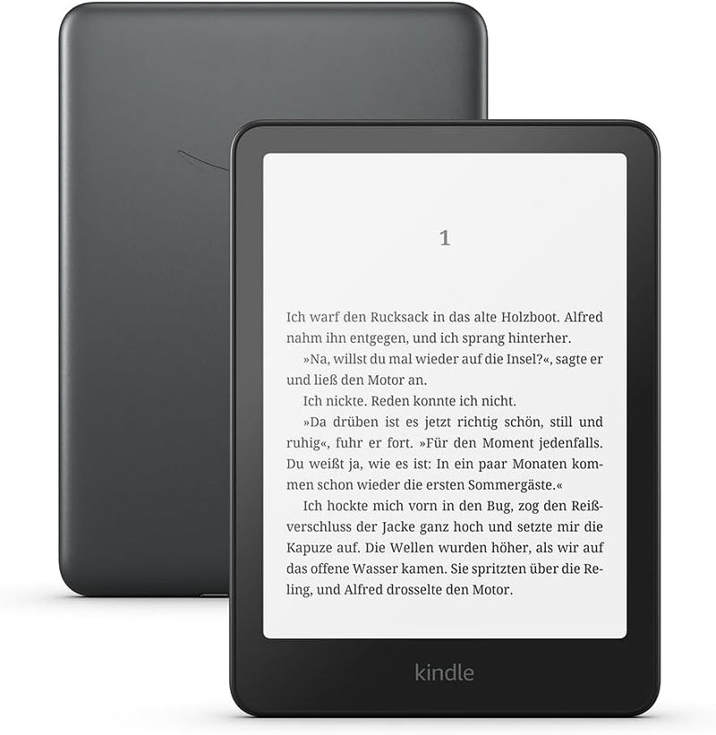 Amazon Kindle Paperwhite Signature Edition e-bog-læser Berøringsskærm 32 GB Wi-Fi Sort, Metallic