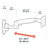 Ergotron LX Series LX Wall Mount LCD Arm 86,4 cm (34") Væg Aluminium