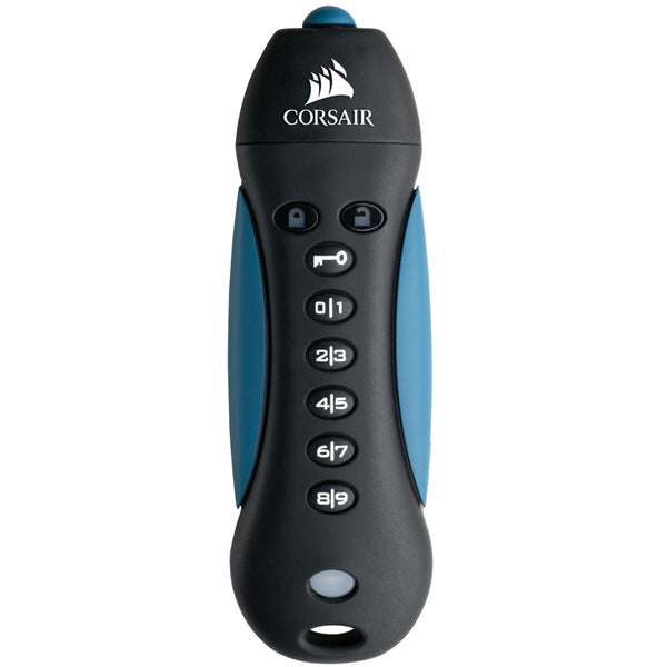 Corsair Padlock USB-nøgle 256 GB USB Type-A 3.2 Gen 1 (3.1 Gen 1) Sort, Blå