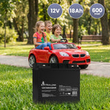 Extralink AKUMULATOR BATTERY ACCUMULATOR AGM 12V 18AH - Batterie - 18.000 mAh Blybatterier (VRLA) 13,5 V 18 At
