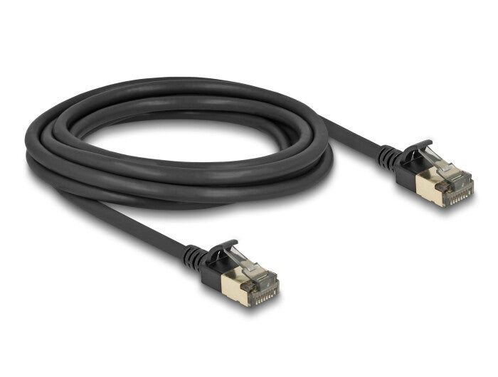 DeLOCK 80341 netværkskabel Sort 3 m Cat8.1 F/FTP (FFTP)
