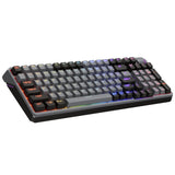 Cooler Master Peripherals MK770 tastatur Universel USB + RF Wireless + Bluetooth QWERTY Fransk Mørkegrå, Grå