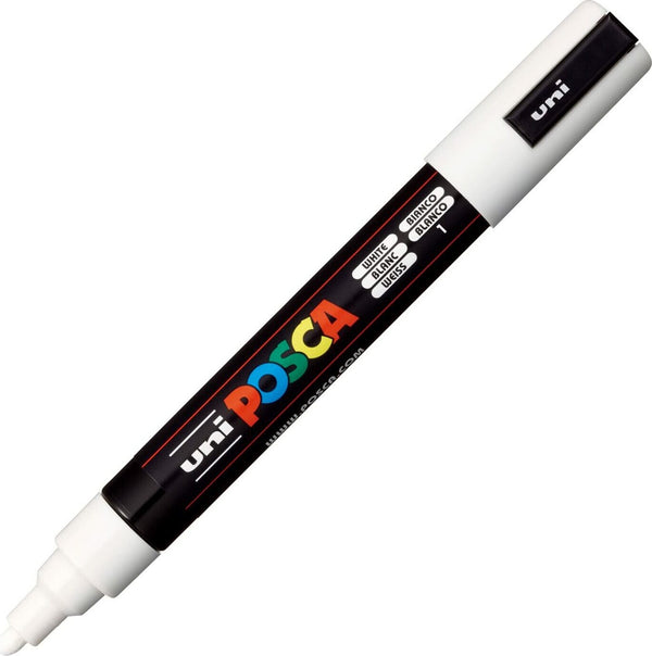 POSCA PC-5M Hvid 1 stk